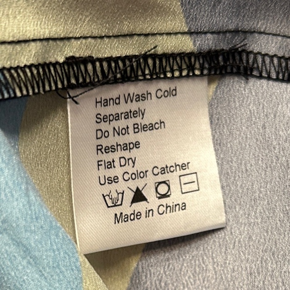 Black Multicolored Vibrant Chevron Patterned Midi… - image 7